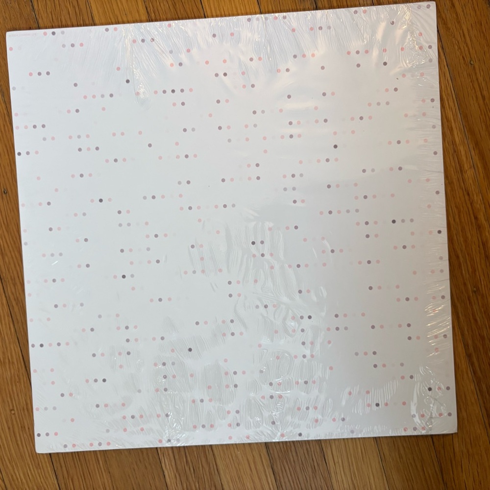 Stampin Up! - Confetti Dot Cardstock - Pink and Gray Dot Pattern